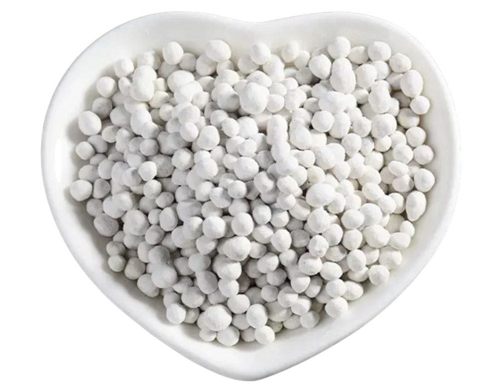 Добрива білого кольору в посудині серце | Хімреактиви